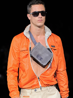 emporio armani racer orange