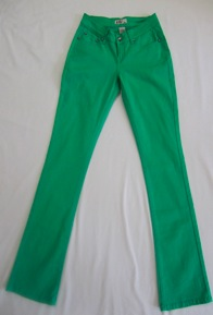 Red Rivet Jeans - green jeans
