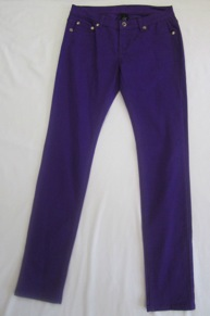 Red Rivet Jeans - Purple Jeans