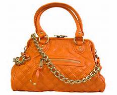 Orange Designer Handbag