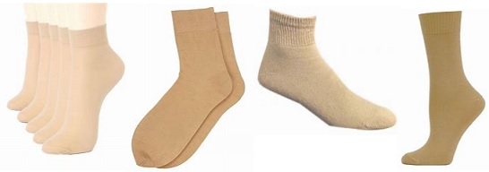 women's tan socks