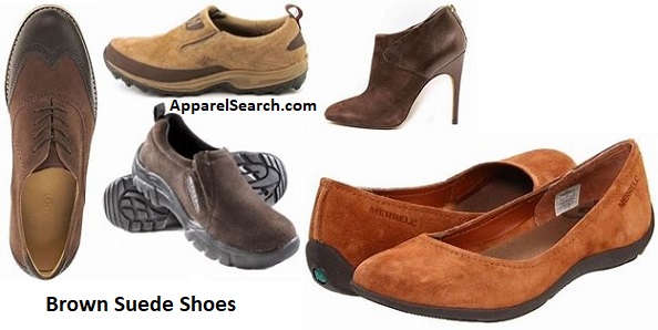 women's brown suede shoes