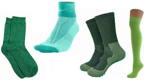 women's green socks