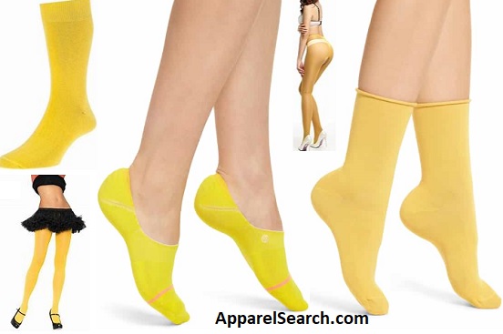 Women's Yellow Hosiery