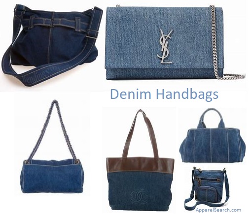 Women's denim handbags