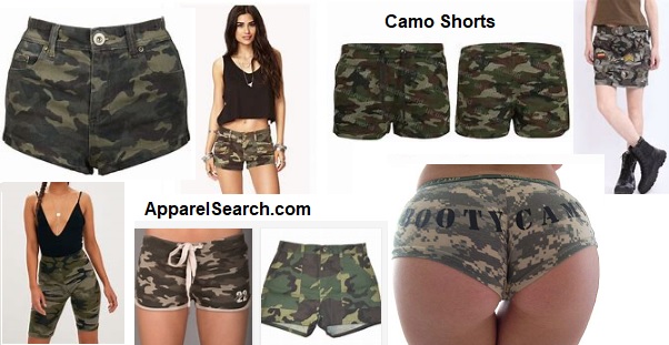 Women's Camo Shorts