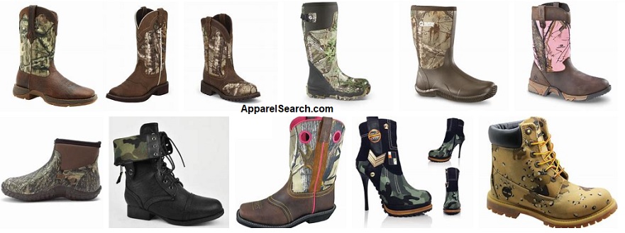 Women's Camouflage Boots