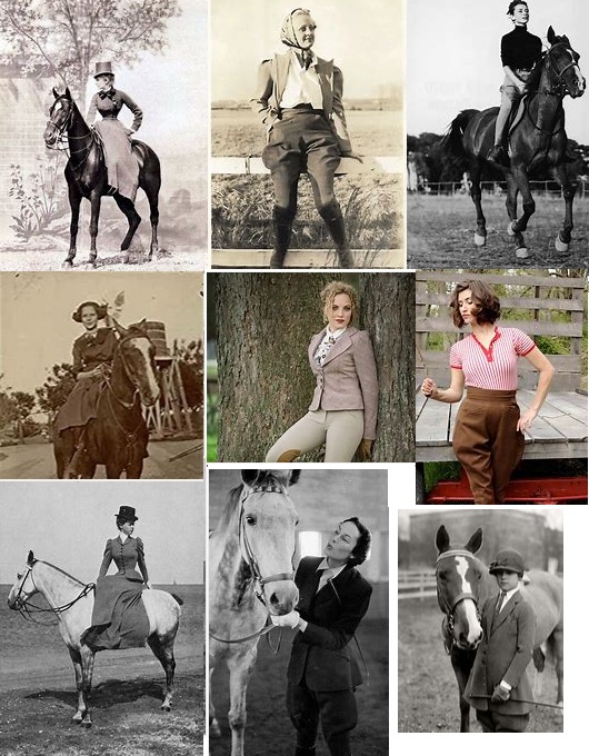 women's retro equestrian clothing