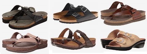 ladies leather sandals