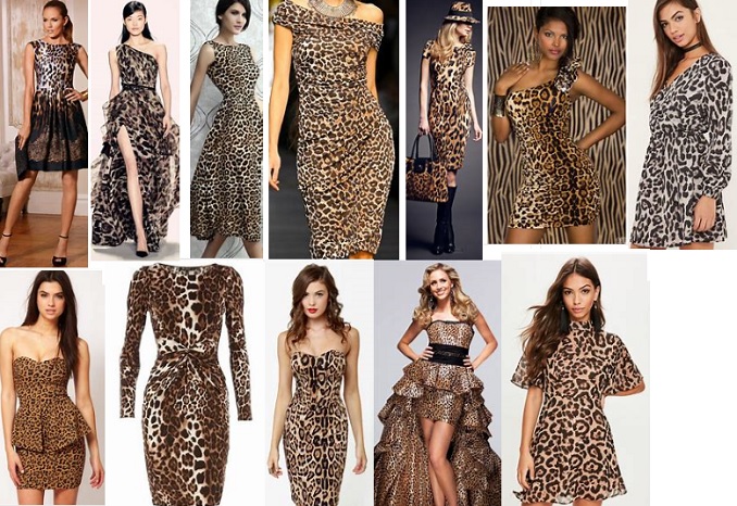 women's leopard print dresses