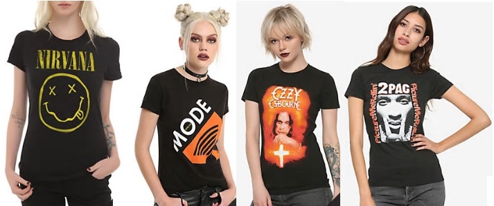 women's novelty music t-shirts
