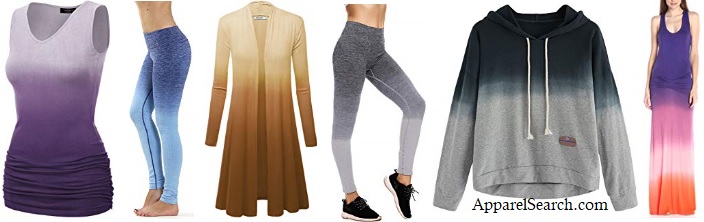 women's ombre clothing