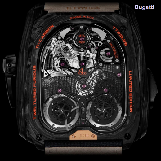 Bugatti Jacob Co Twin Turbo Watch