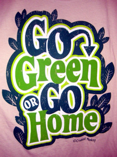 eco slogans women's t-shirt graphics