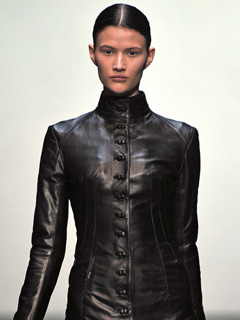 black leather fashion - female fashion trends