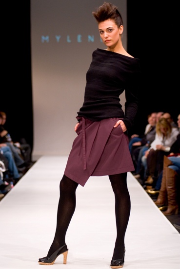 Myl�ne B at The Montreal Fashion Week 2006