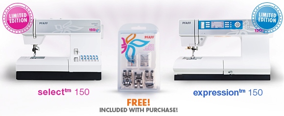 PFAFF Limited Edition Sewing Machines 150 Years