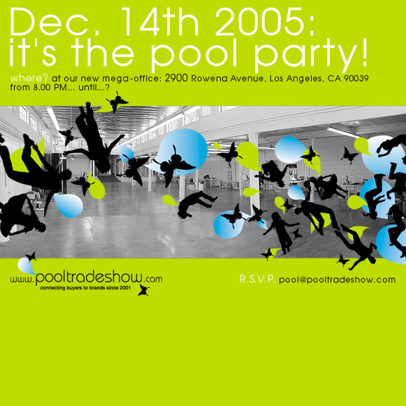 Pool Trade Show Party - Celebrating New Space posted on ApparelSearch.com 