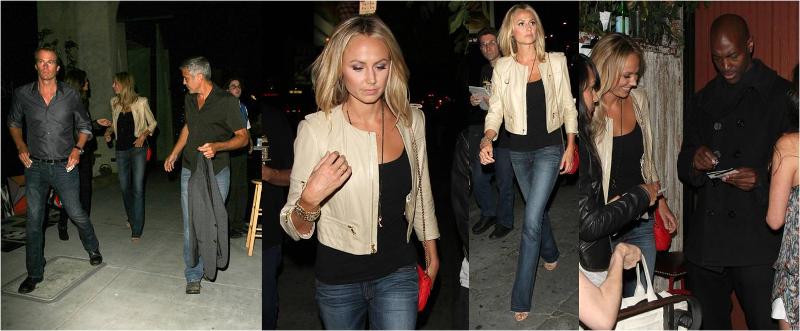 Stacy Keibler in Tees By Tina with George Clooney