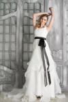 Black Accessories on Wedding Gowns