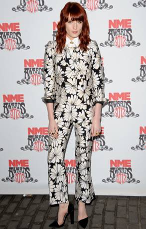 Florence Welch Wearing Moschino 2012