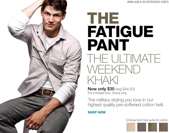 Ultimate Weekend Khaki For Men at the GAP
