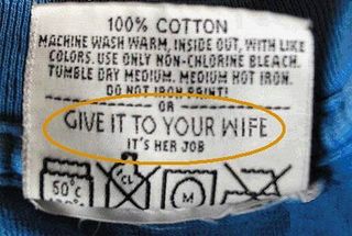 Unusual Clothing Care Label