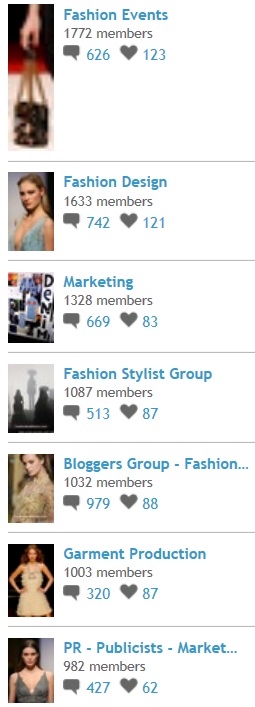 Fashion Industry Network Groups