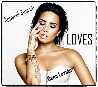 Apparel Search Loves Demi Lovato