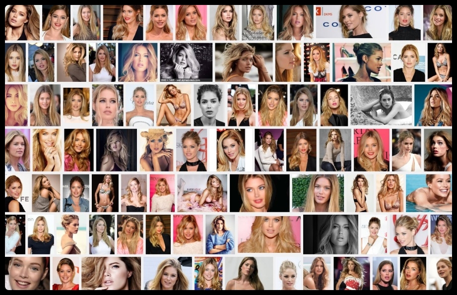 Doutzen Kroes Fashion Model Photographs