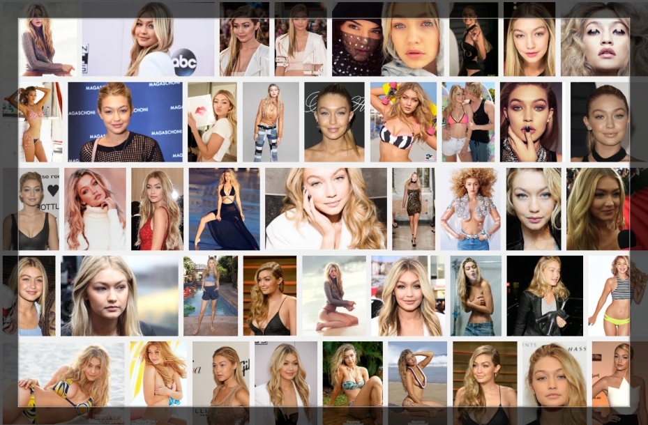 Gigi Hadid Fashion Model Photographs