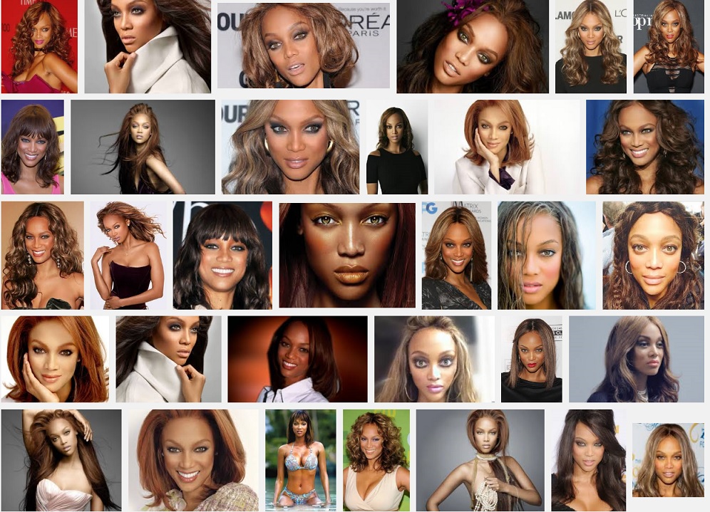 Tyra Banks Fashion Model Photographs