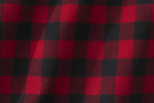 Buffalo Check fabric Red Black Woolrich