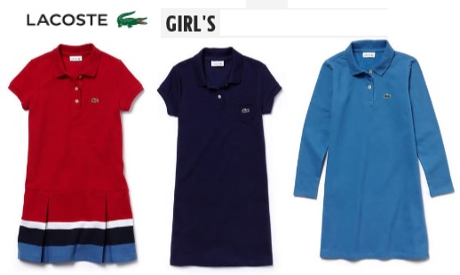 Girls Lacoste Fashion Brand