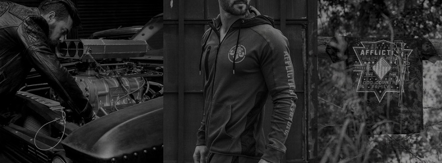 mens afflication clothing brand