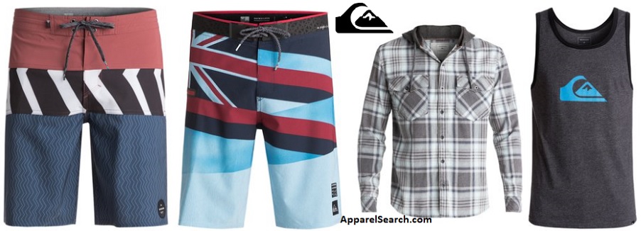 Vervorming klep Architectuur Quiksilver Men's Fashion Brand clothing, swimwear, shoes, pants, t-shirts