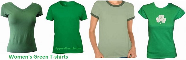 women's green t-shirts