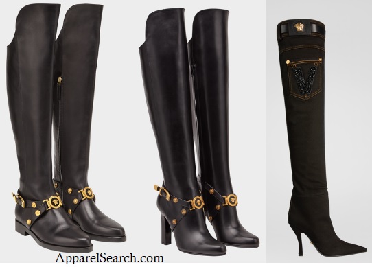 Versace Over The Knee Boots
