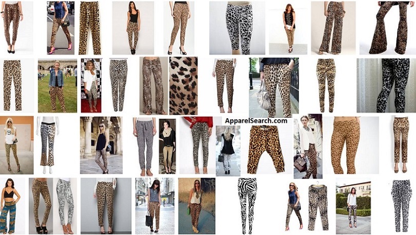 Women's Animal Print Pants