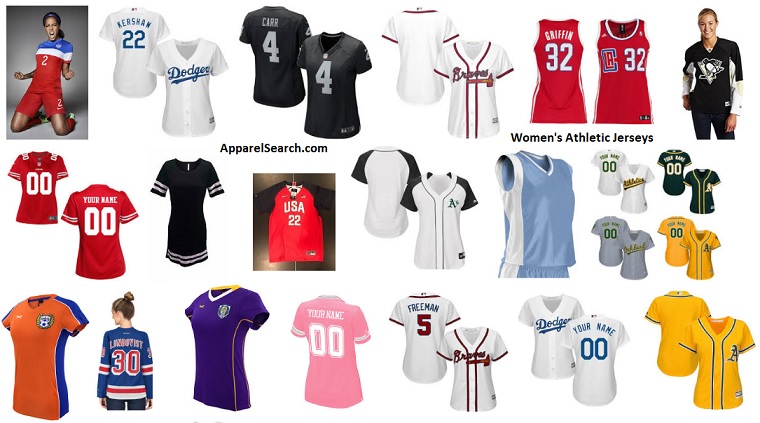 Women's Athletic Jerseys guide and 