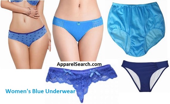 Women's Blue Underwear