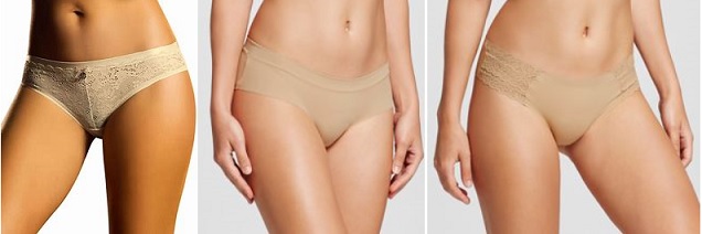 women's tan underwear