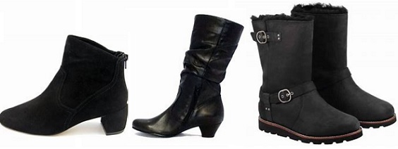 women's black boots