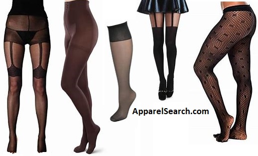 women's black hosiery