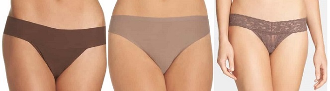 women's brown panties