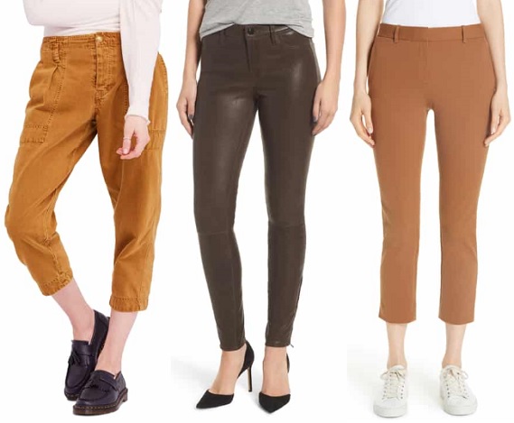 womens brown pants