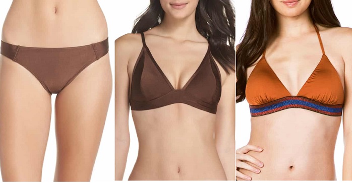 Women's Brown Swimwear