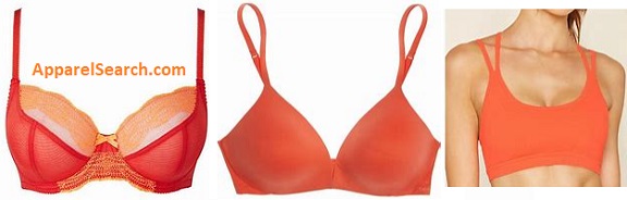 Orange Bras