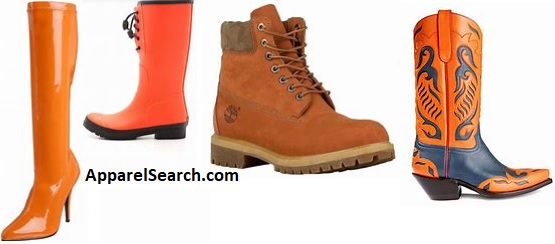 Women's Orange Boots