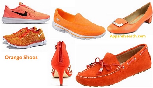 amazon ladies orange shoes